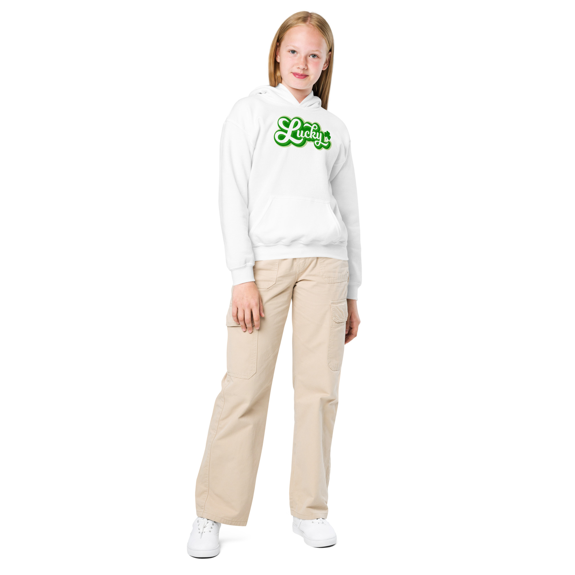 st. patrick's day youth heavy blend hoodie