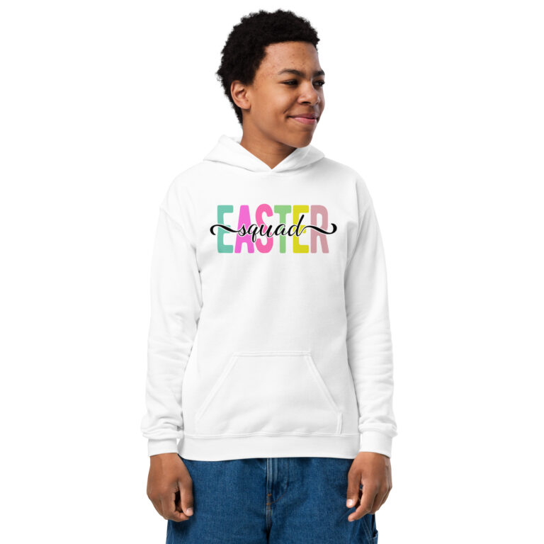 Easter Squad text print Youth heavy blend hoodie