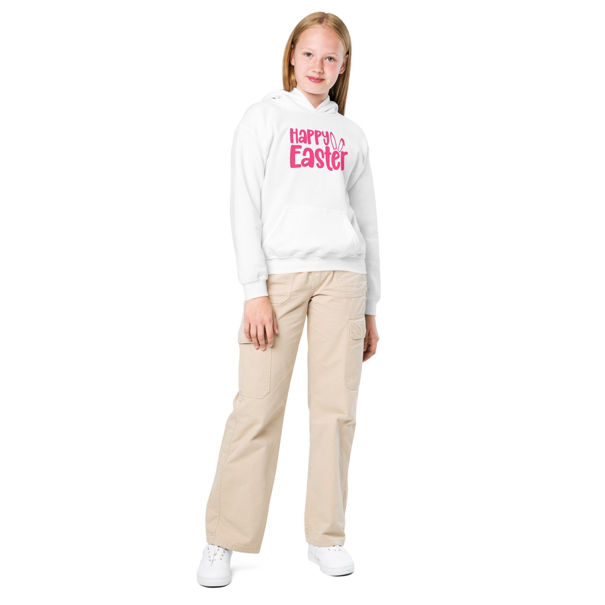happy easter youth heavy blend hoodie