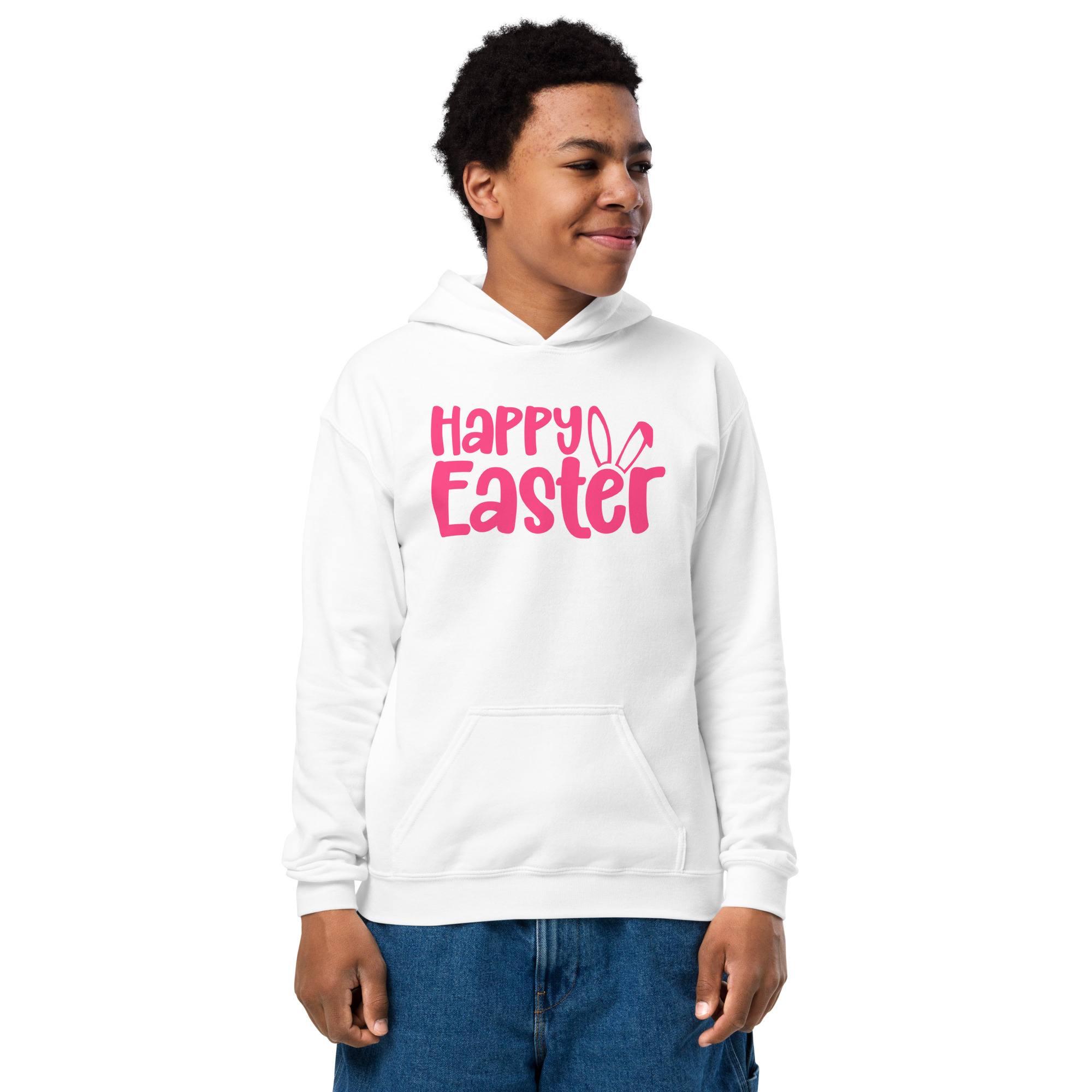 happy easter youth heavy blend hoodie