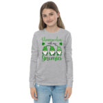 st. patrick's day youth long sleeve tee