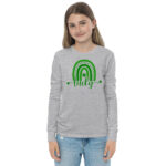 st. patrick's day youth long sleeve tee