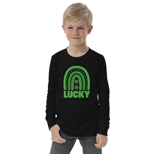 st. patrick's day youth long sleeve tee