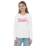 happy easter youth long sleeve tee