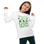 st. patrick's day youth long sleeve tee