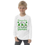 st. patrick's day youth long sleeve tee