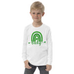 st. patrick's day youth long sleeve tee
