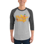 cinco de mayo, sombrero party 3/4 sleeve raglan shirt
