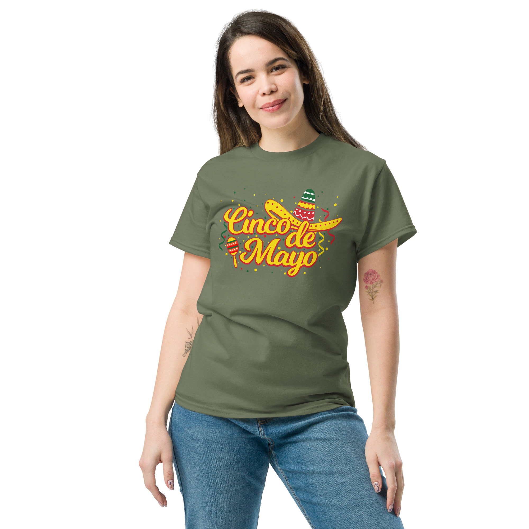 cinco de mayo, sombrero party, unisex classic tee