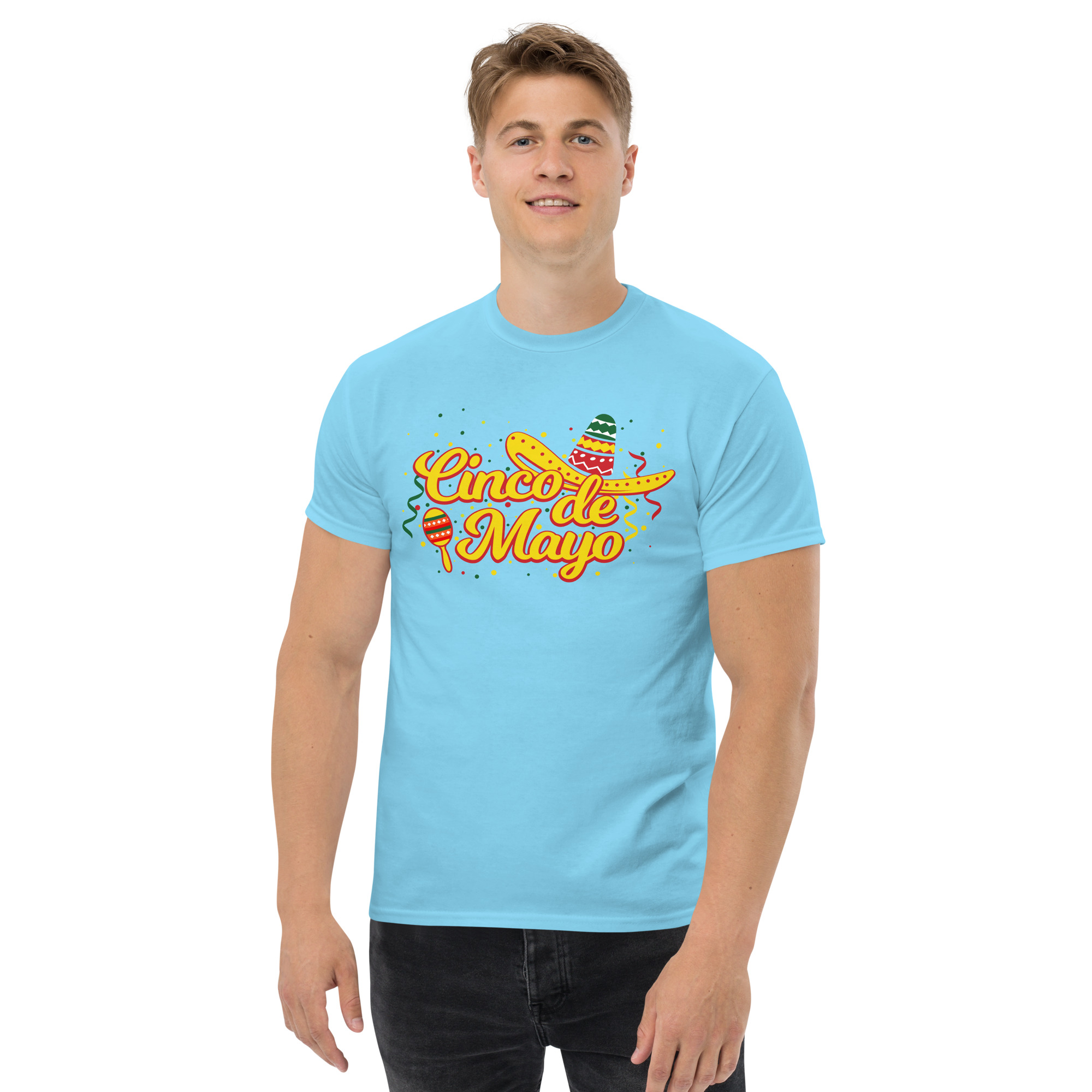 cinco de mayo, sombrero party, unisex classic tee
