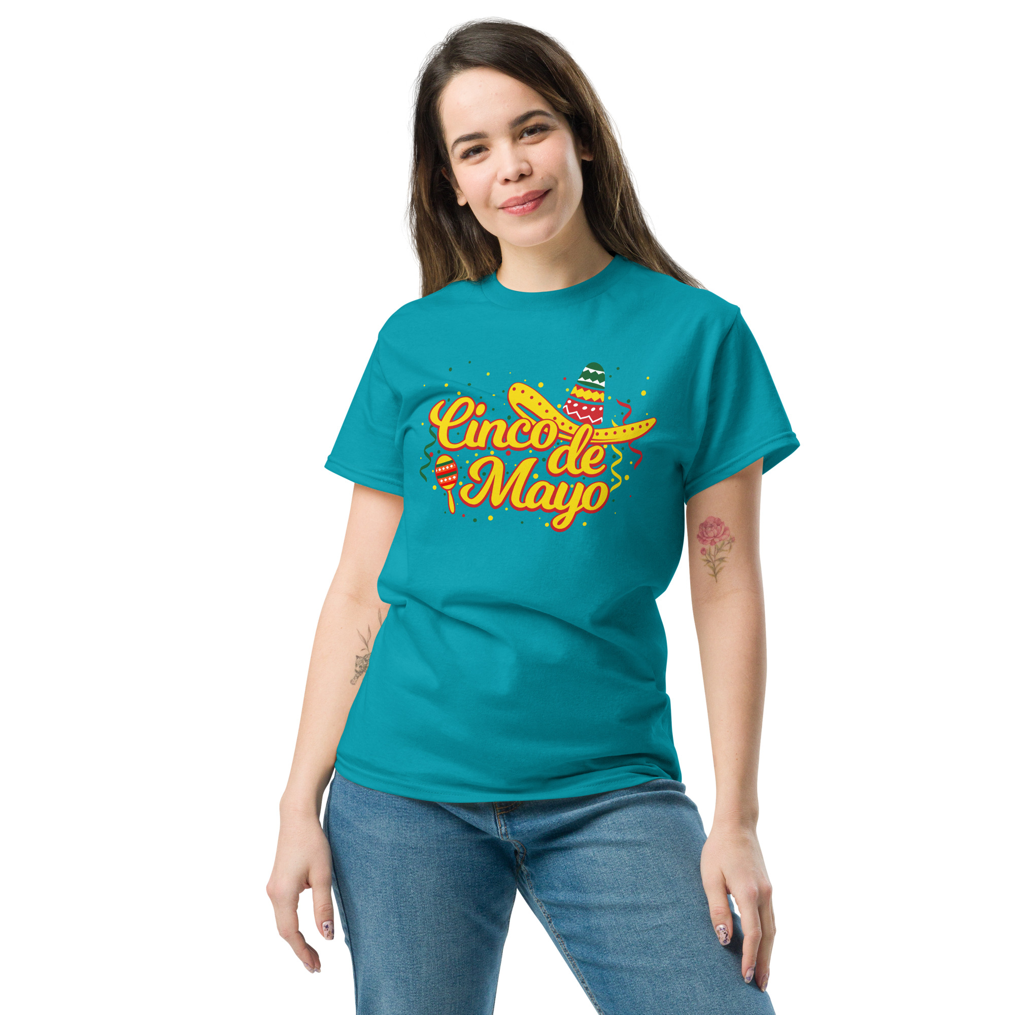 cinco de mayo, sombrero party, unisex classic tee