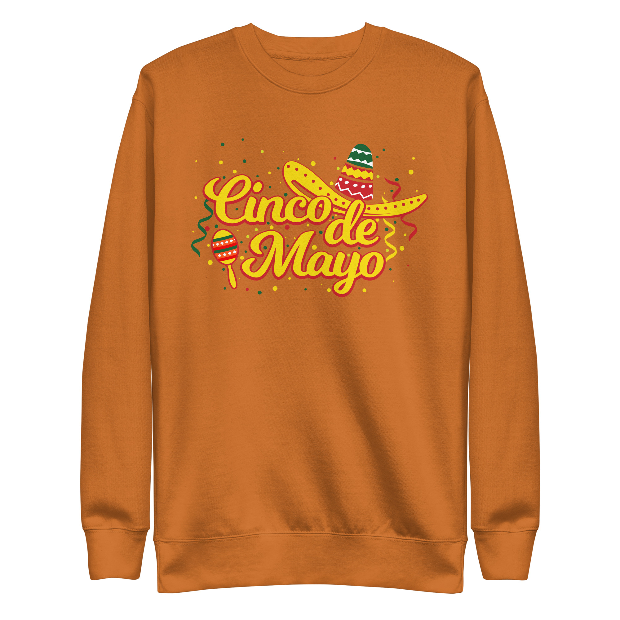 cinco fiesta graphic cinco de mayo unisex premium sweatshirt