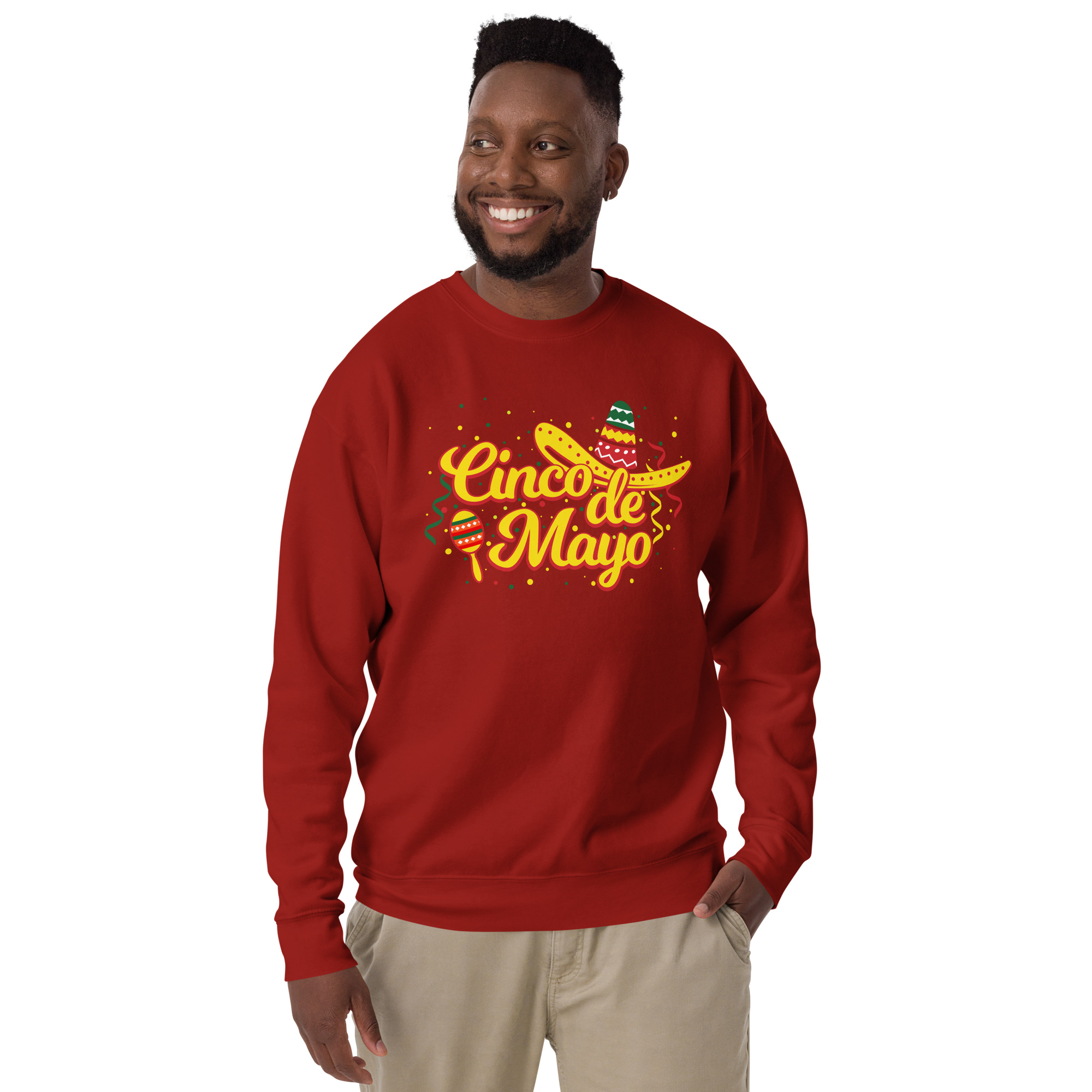 cinco fiesta graphic cinco de mayo unisex premium sweatshirt