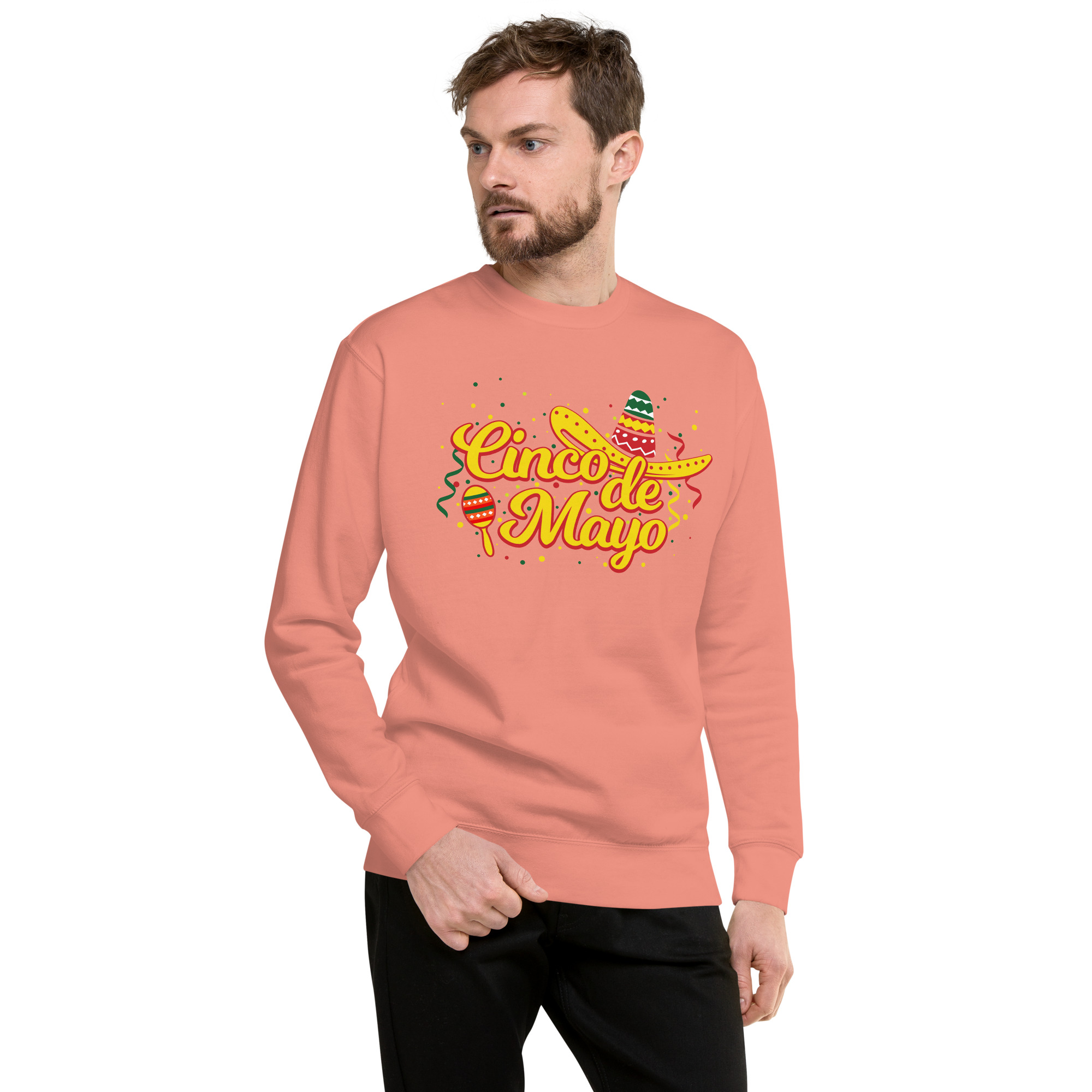 cinco fiesta graphic cinco de mayo unisex premium sweatshirt