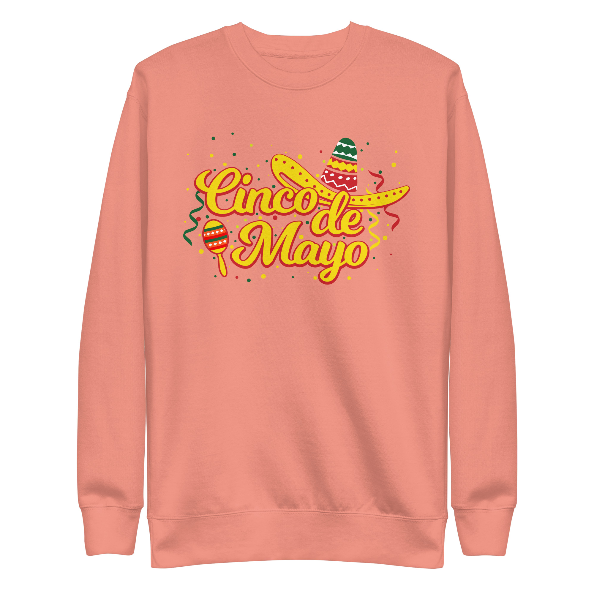 cinco fiesta graphic cinco de mayo unisex premium sweatshirt