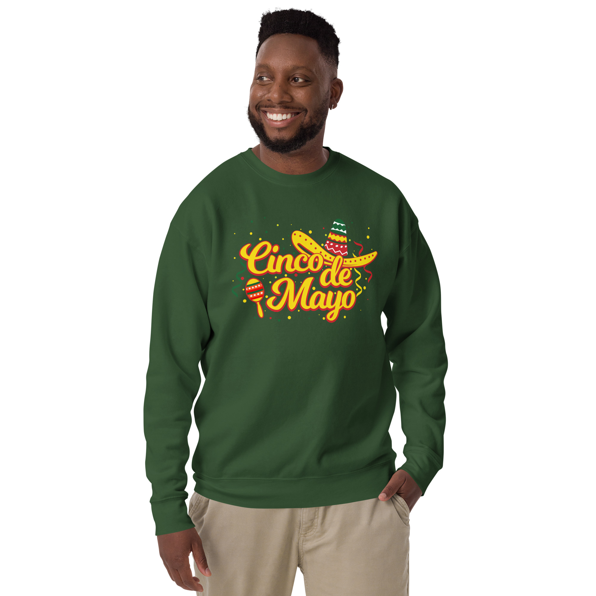 cinco fiesta graphic cinco de mayo unisex premium sweatshirt