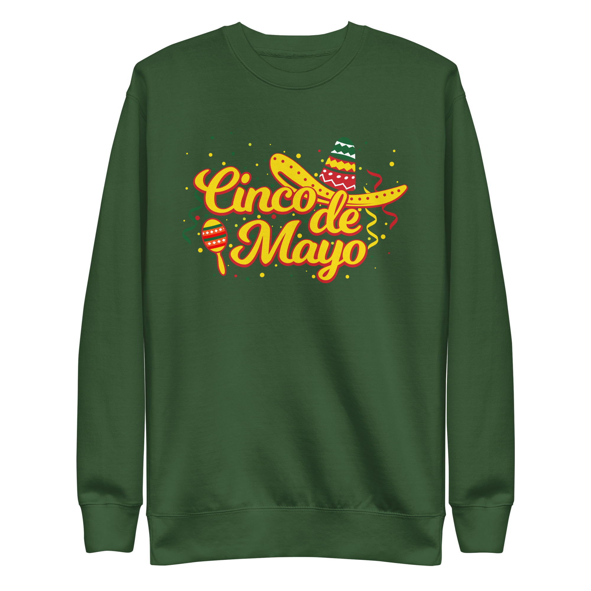 cinco fiesta graphic cinco de mayo unisex premium sweatshirt