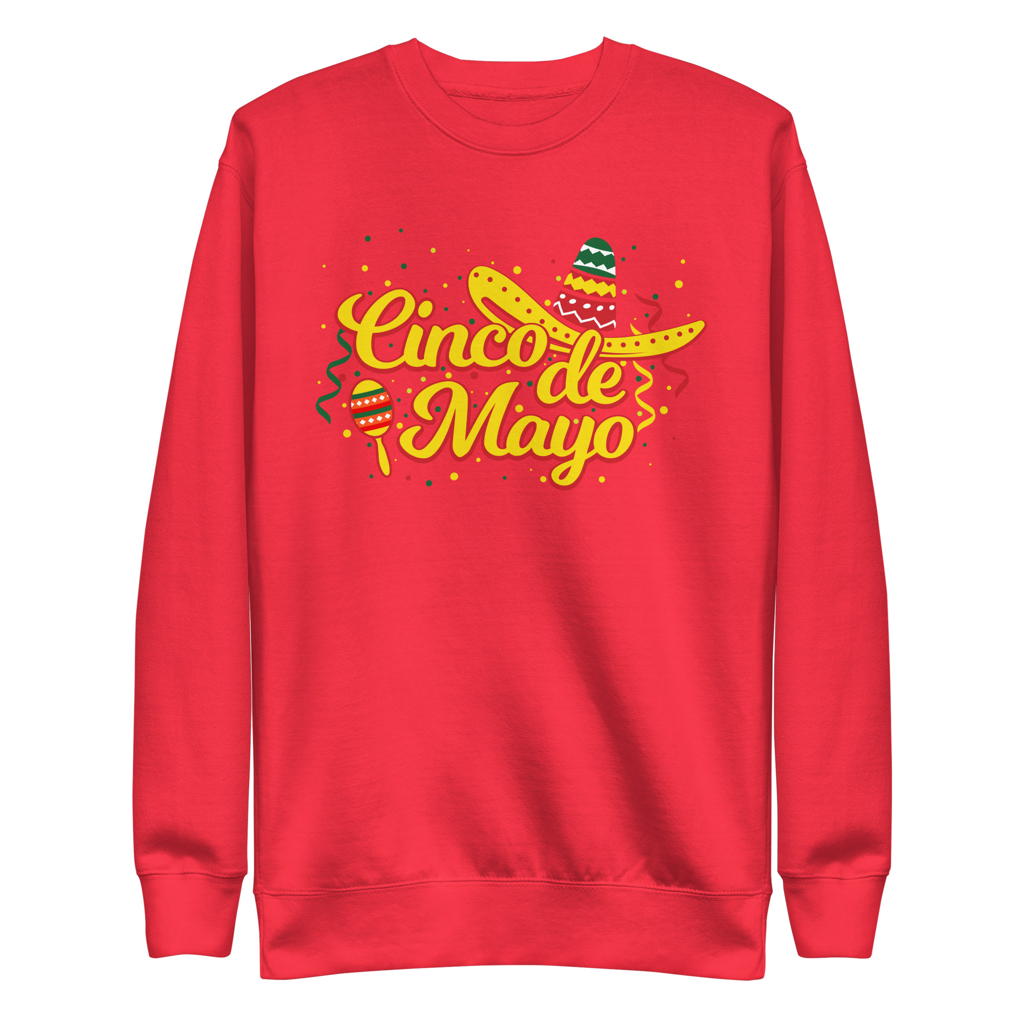 cinco fiesta graphic cinco de mayo unisex premium sweatshirt