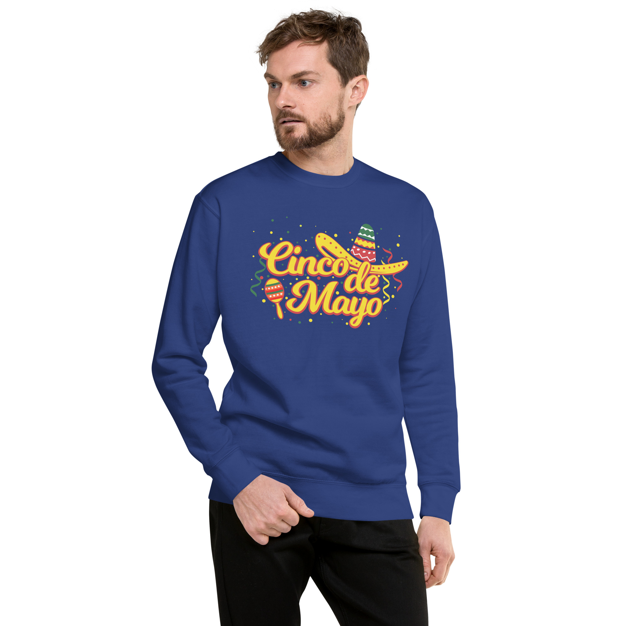 cinco fiesta graphic cinco de mayo unisex premium sweatshirt