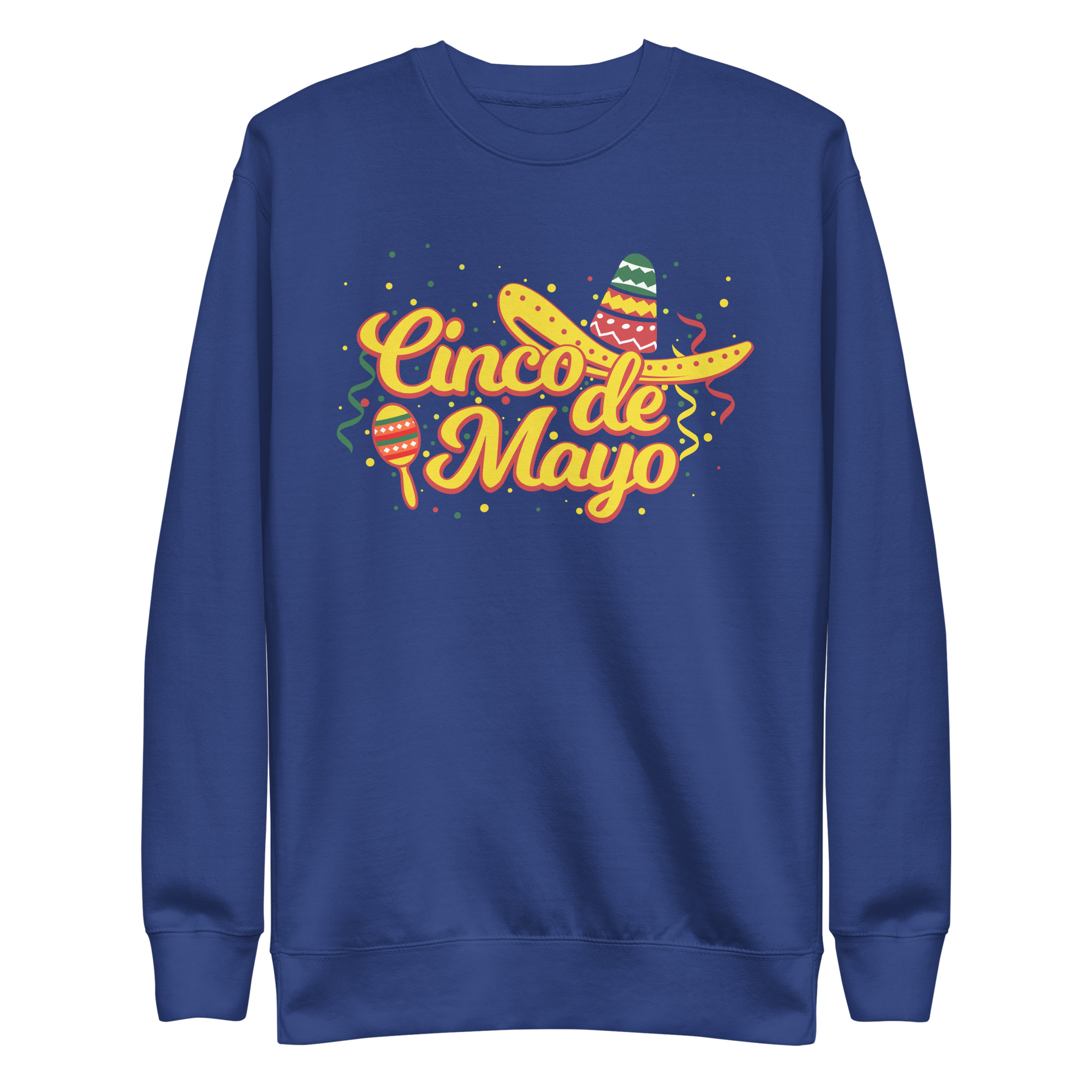 cinco fiesta graphic cinco de mayo unisex premium sweatshirt