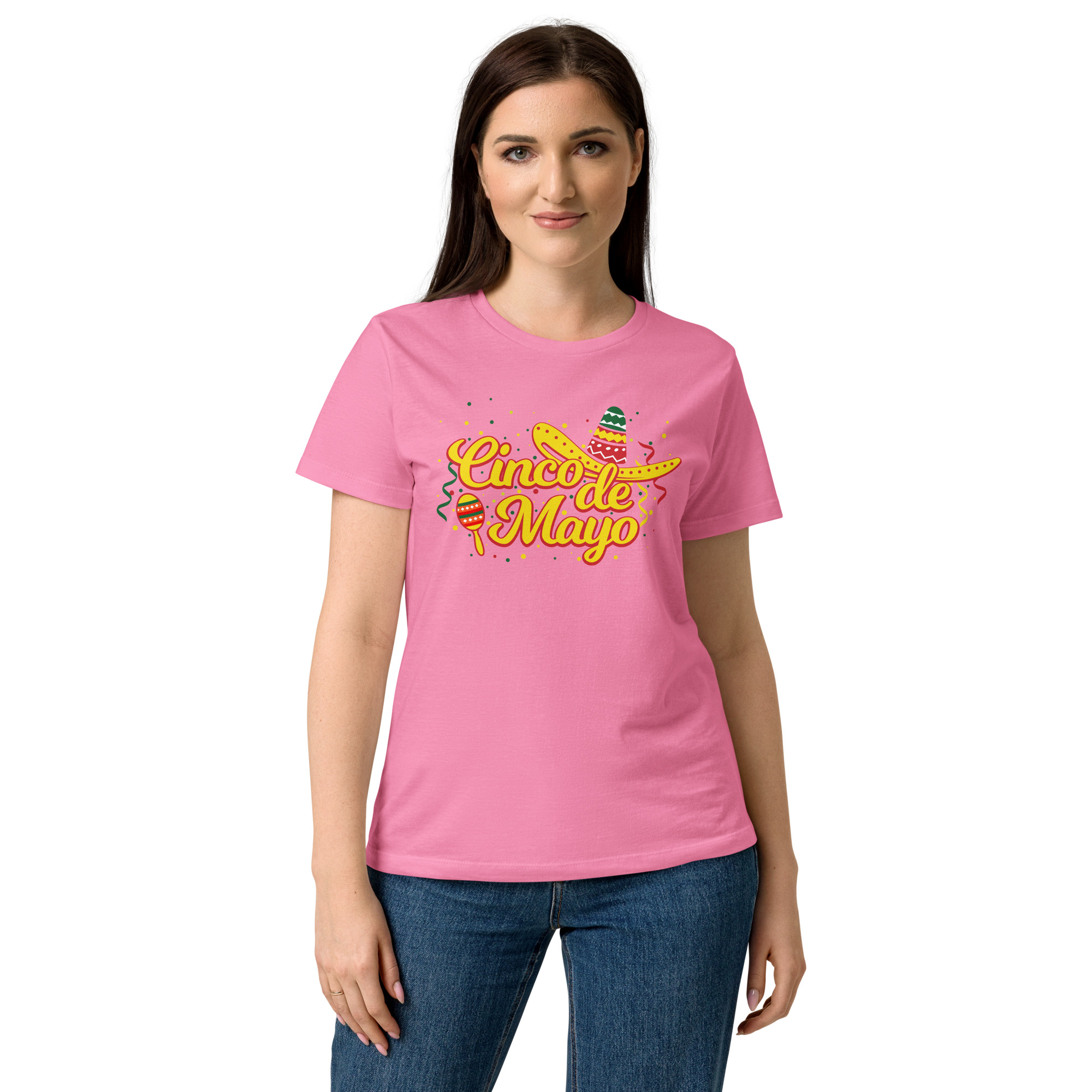 lets fiesta, cinco de mayo women’s basic softstyle t shirt