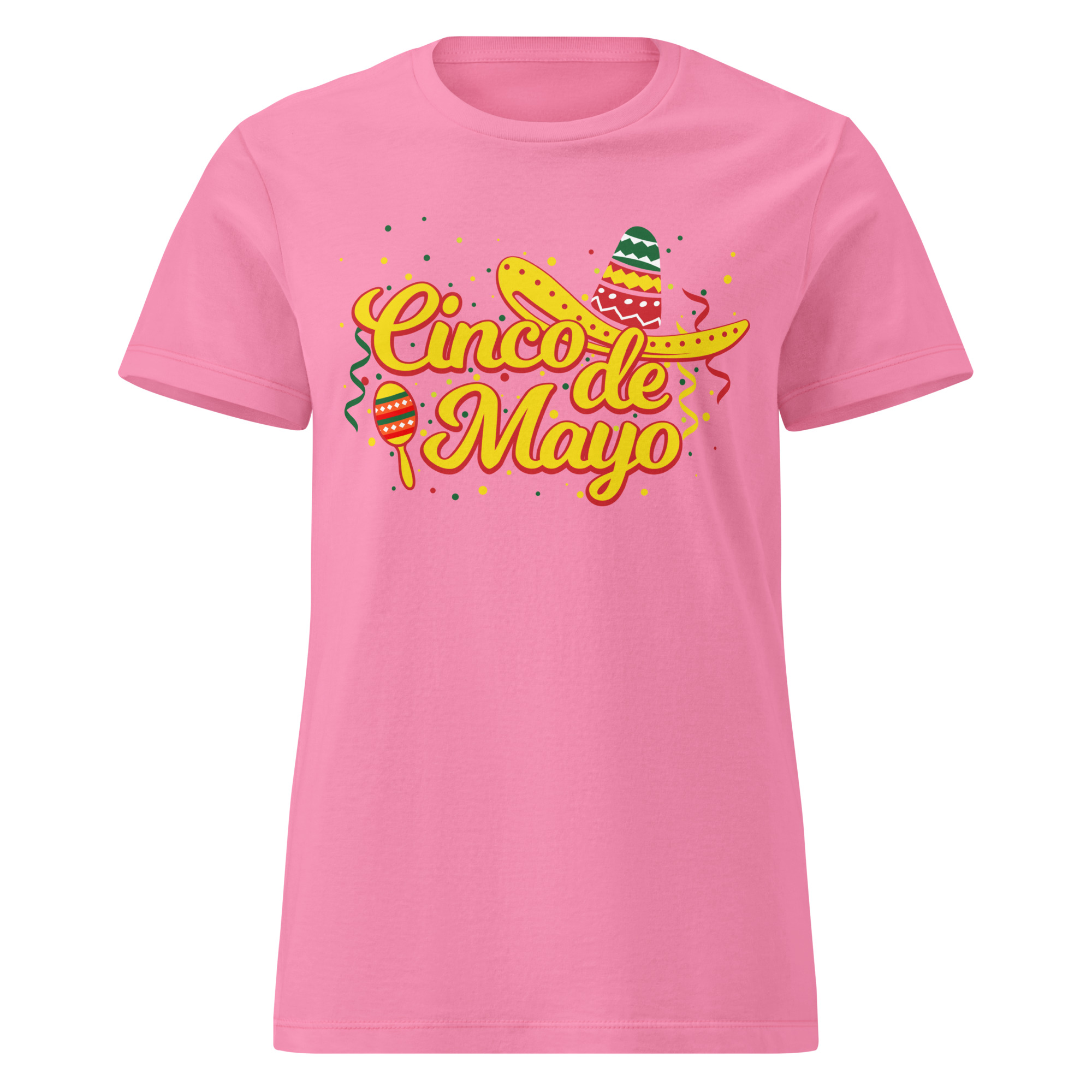 lets fiesta, cinco de mayo women’s basic softstyle t shirt