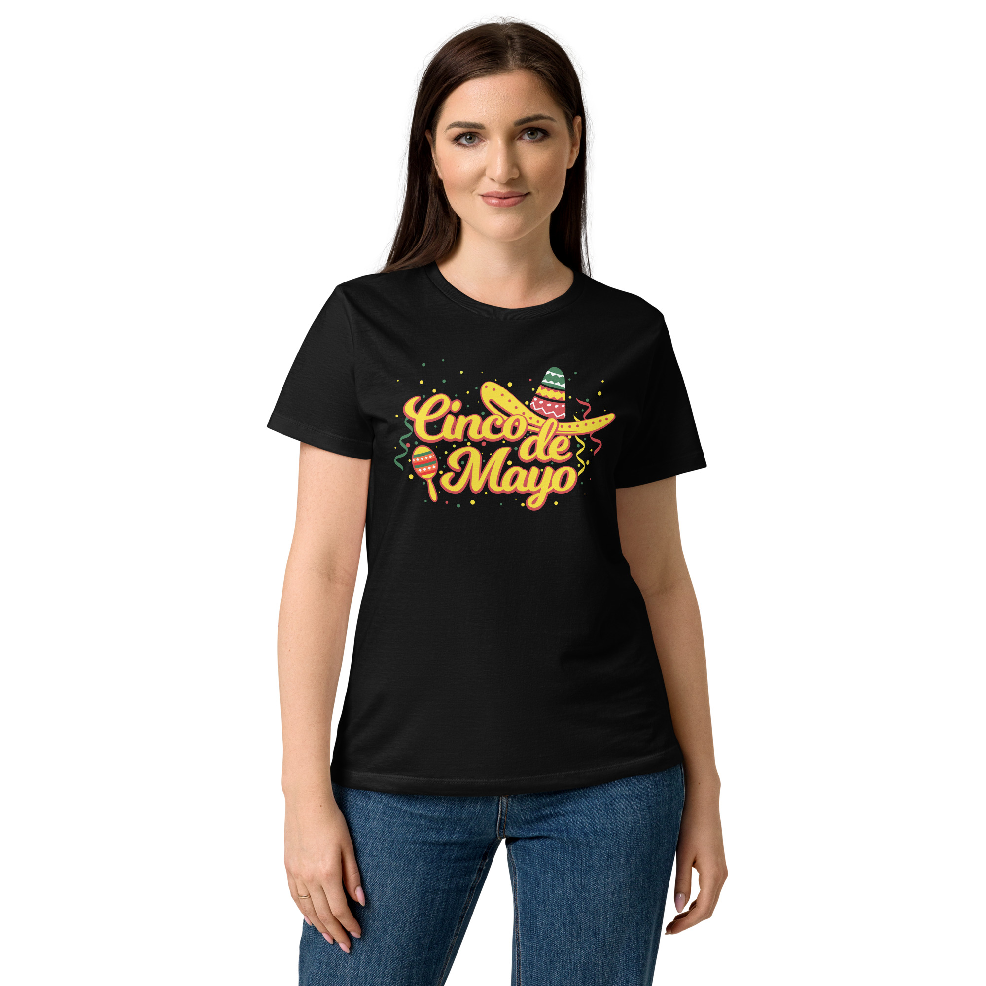 lets fiesta, cinco de mayo women’s basic softstyle t shirt