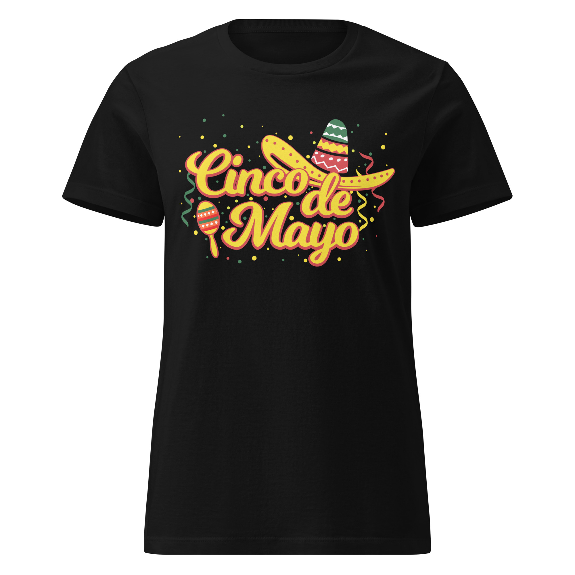 lets fiesta, cinco de mayo women’s basic softstyle t shirt