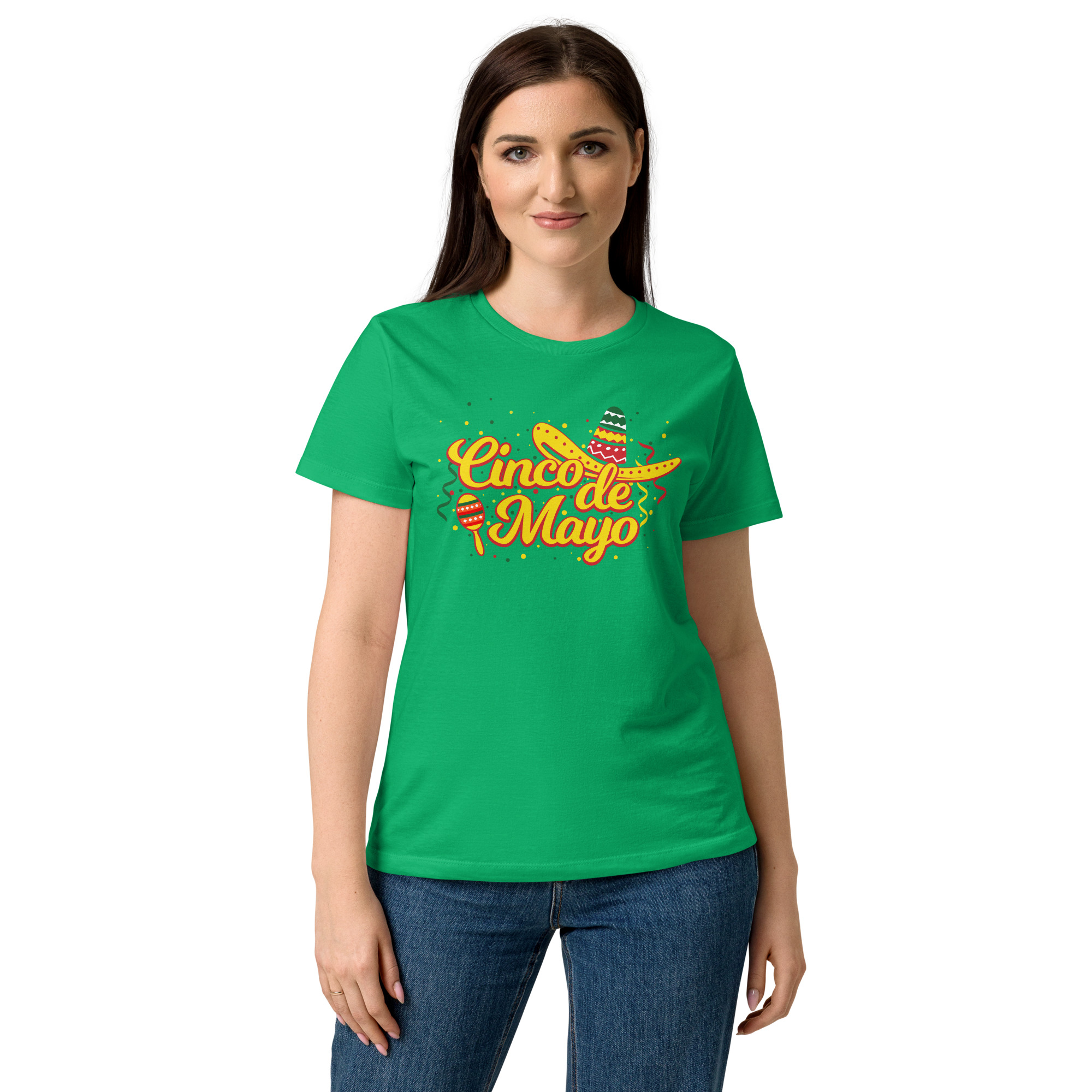 lets fiesta, cinco de mayo women’s basic softstyle t shirt