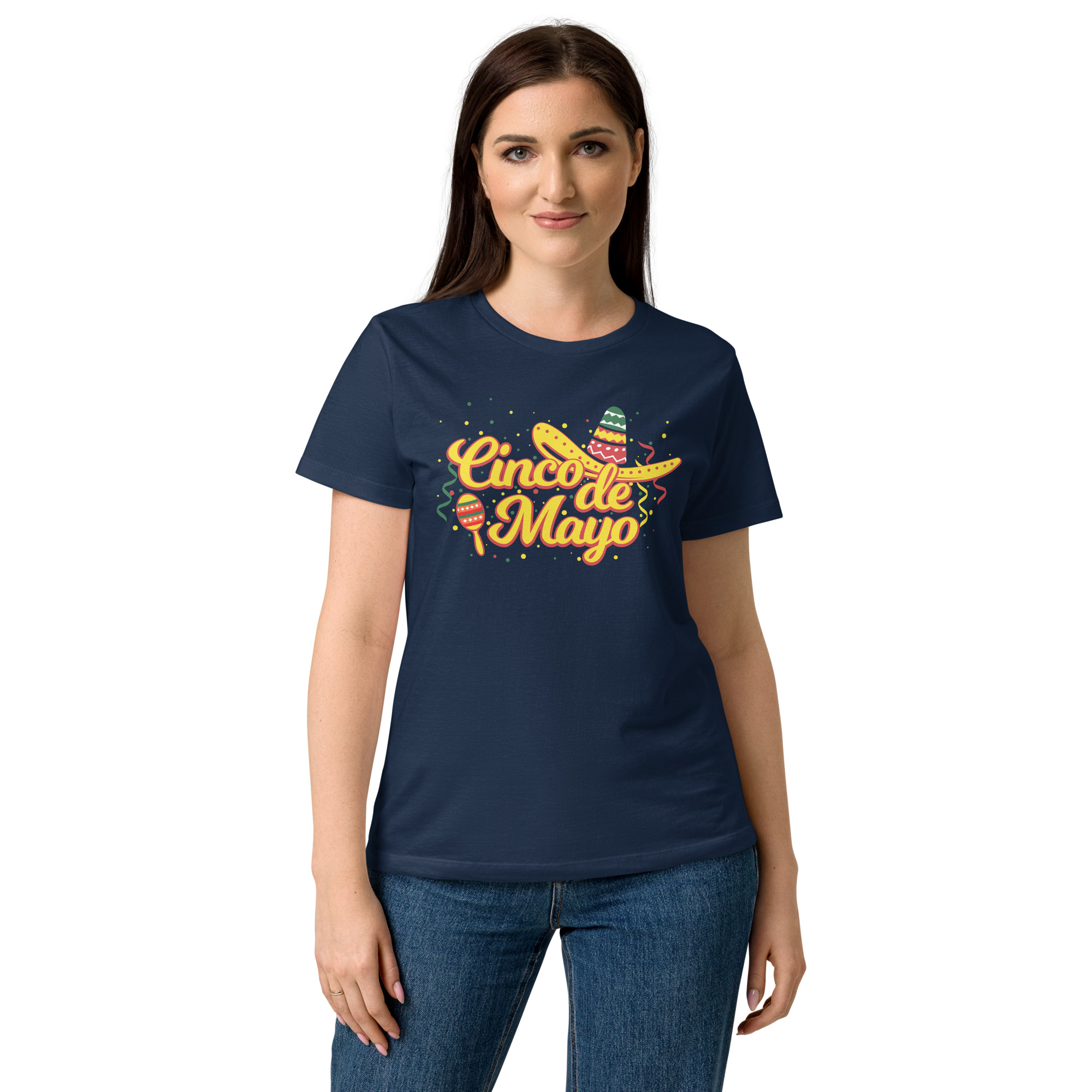 lets fiesta, cinco de mayo women’s basic softstyle t shirt