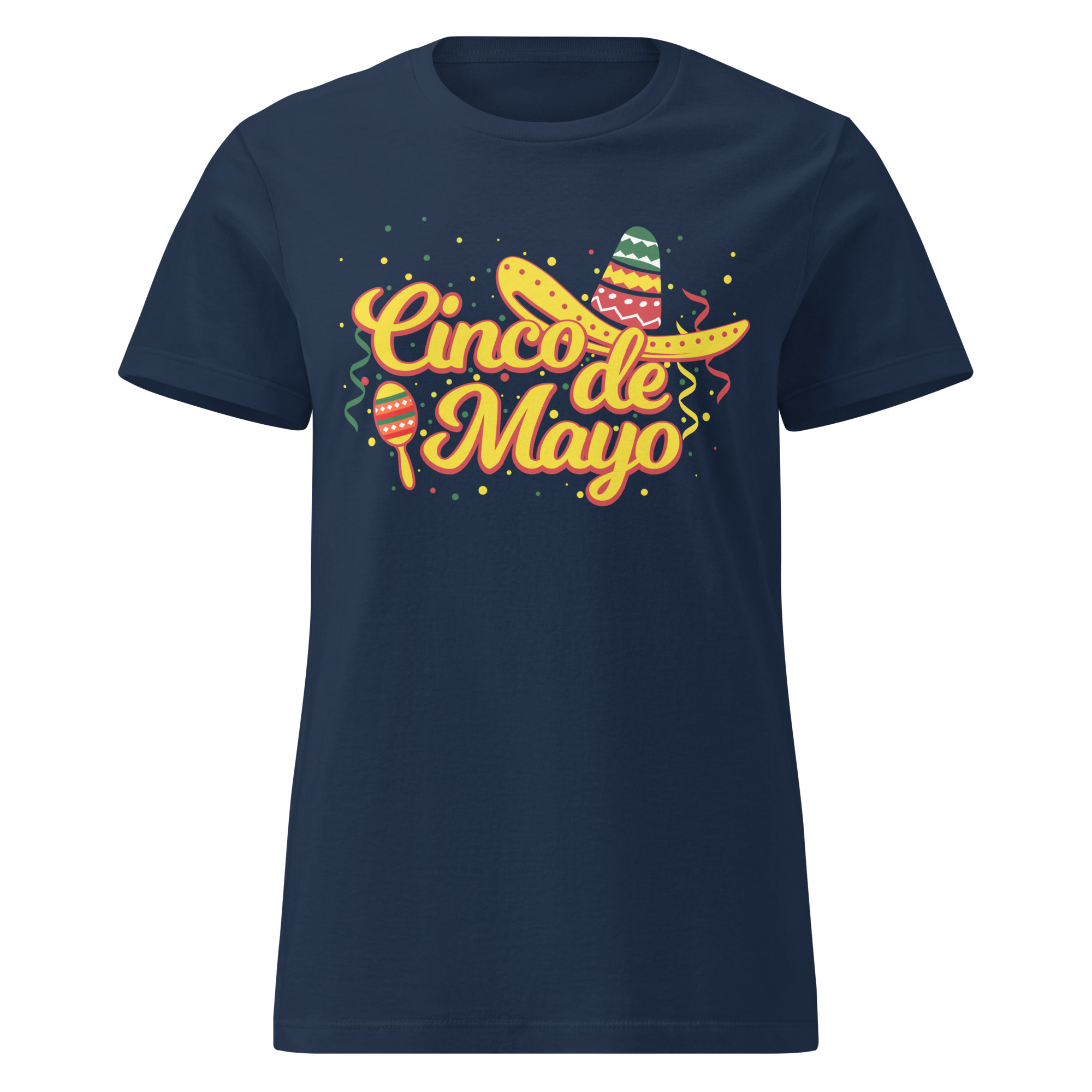 lets fiesta, cinco de mayo women’s basic softstyle t shirt