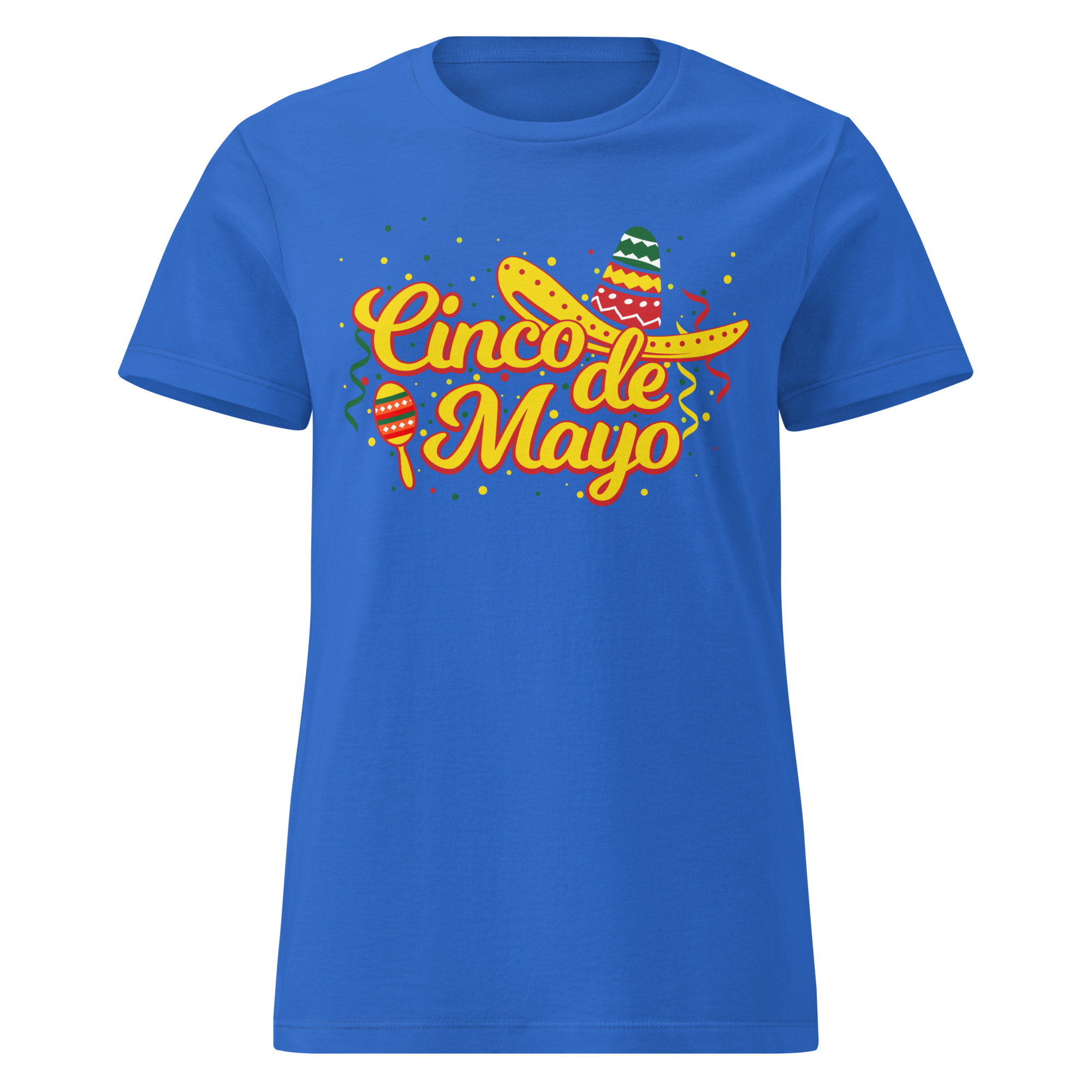 lets fiesta, cinco de mayo women’s basic softstyle t shirt