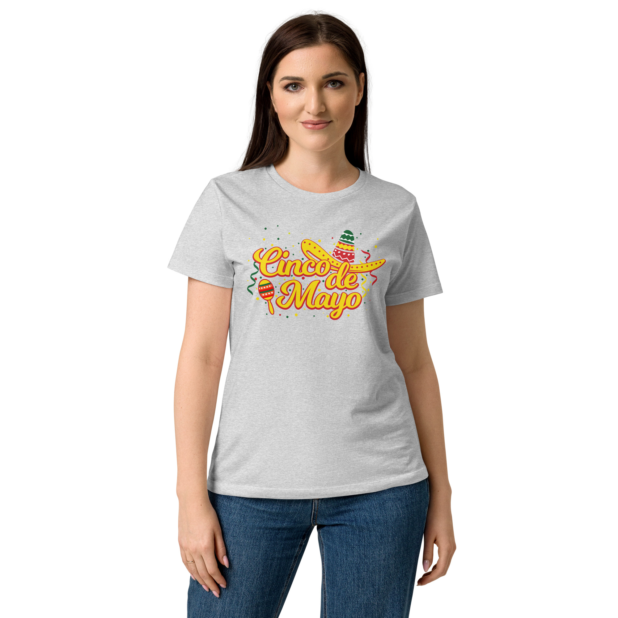 lets fiesta, cinco de mayo women’s basic softstyle t shirt