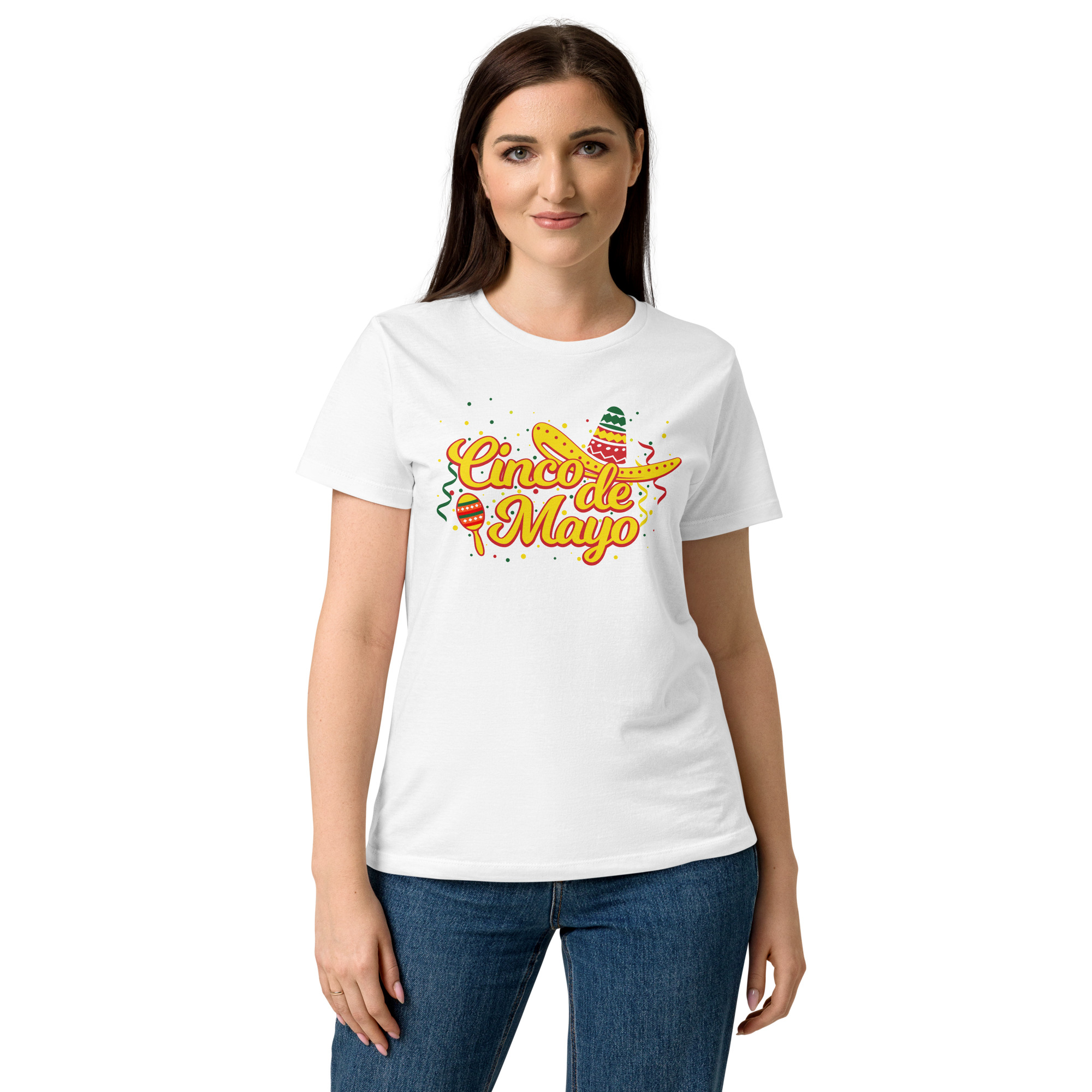 lets fiesta, cinco de mayo women’s basic softstyle t shirt