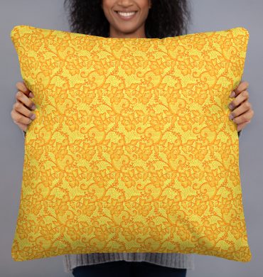 Floral pattern design Print Basic Pillow