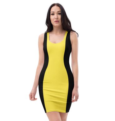 Paris Daisy Color Women’s All over print Bodycon dress