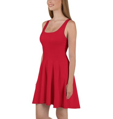 Red Skater Dress for women