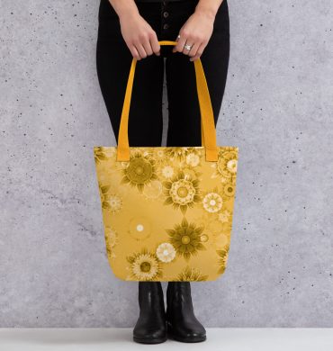 Floral design All over print Tote bag
