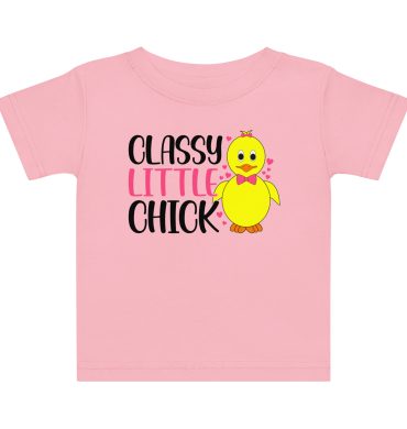 classy little chick, easter baby jersey t shirt