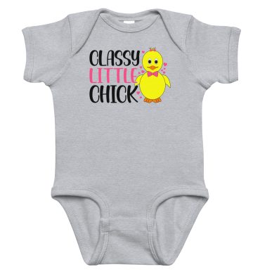 classy little chick, easter infant bodysuit