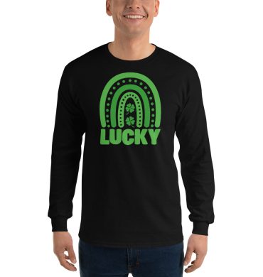 st. patrick's day men’s long sleeve shirt