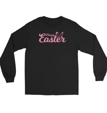 happy easter men’s long sleeve shirt