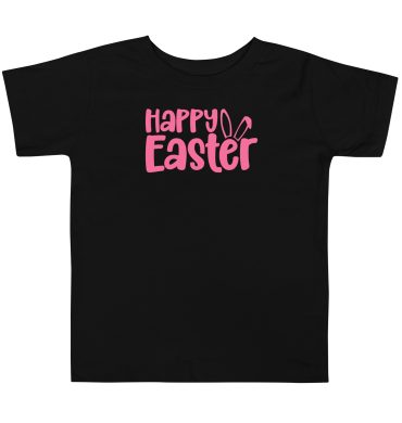 happy easter toddler short sleeve tee