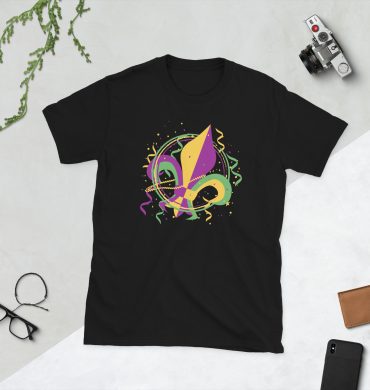 Mardi Gras, Mardi gras party, Short-Sleeve Unisex T-Shirt