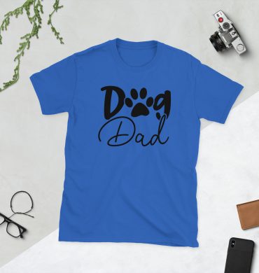 Dog Dad, Dog lover Short-Sleeve Unisex T-Shirt
