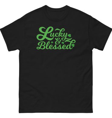Lucky and Blessed, St. Patrick’s Day Unisex classic tee