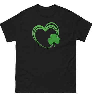Love Heart clover, Paddys pub, St. Patrick’s Day Unisex classic tee