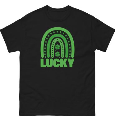 Lucky Boho Rainbow t-shirt, St. Patrick’s Day Unisex classic tee