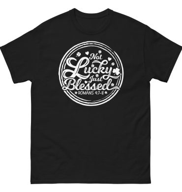 Lucky and Blessed retro, Vintage St Patrick’s Day Unisex classic tee