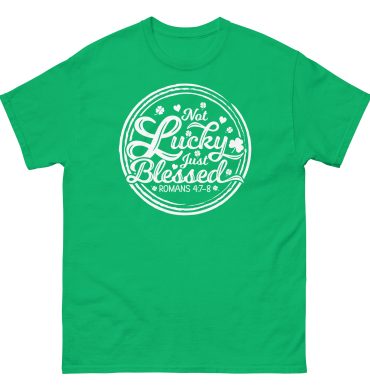 Lucky and Blessed, Retro vintage St. Patrick’s Day Unisex classic tee